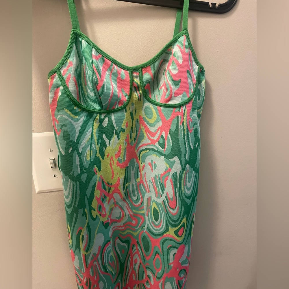 Zara mini corset Dress sz L ..